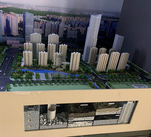 仪陇县建筑模型
